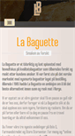 Mobile Screenshot of labaguette.no
